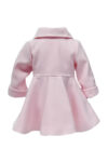 Palton model Basic Trendy culoare roz, pentru fete