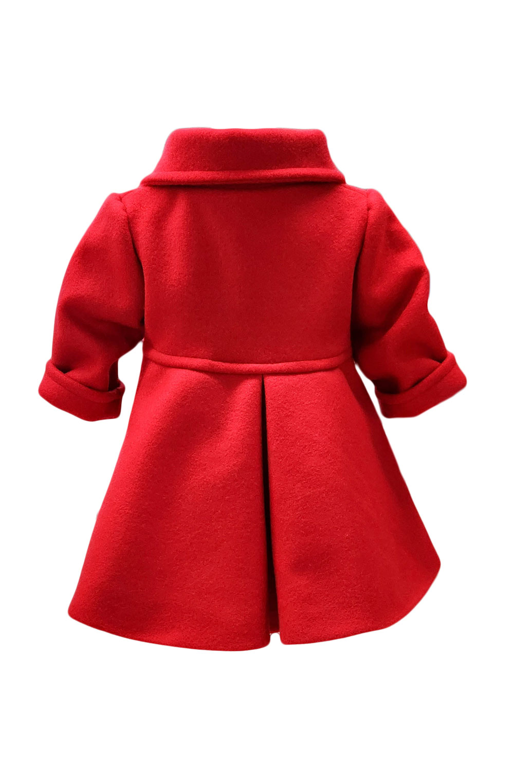Palton model Basic Trendy culoare rosie, pentru fete