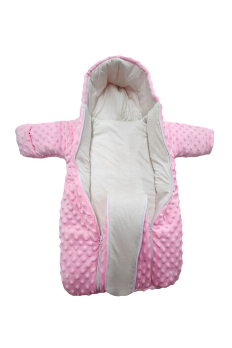 Port-bebe model Trendy culoare roz, 0-3 luni