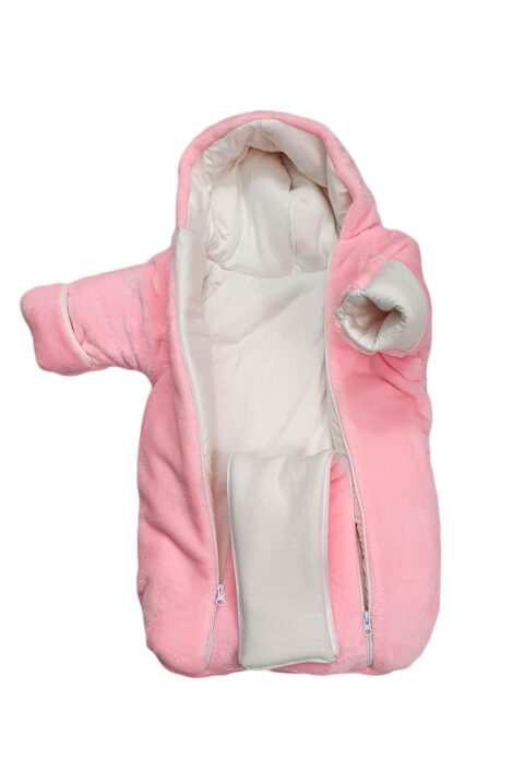 Port-bebe Ursulet roz, varsta 0-3 luni