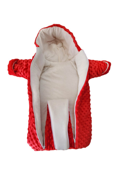 Port-bebe model Trendy culoare rosie, 0-3 luni