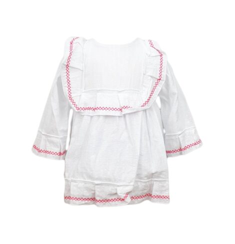 Rochita botez traditionala fetite, culoare roz