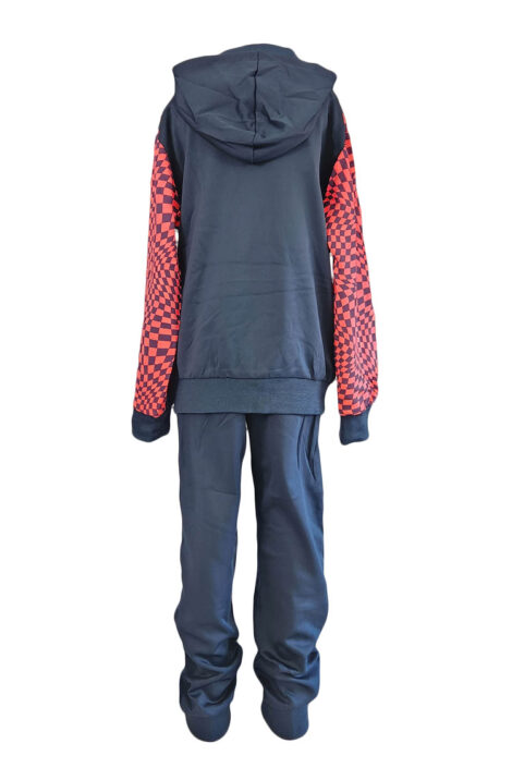 Trening doua piese roz-bleumarin, pentru fete