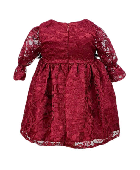 Rochie botez, model Rozelia, din dantela grena