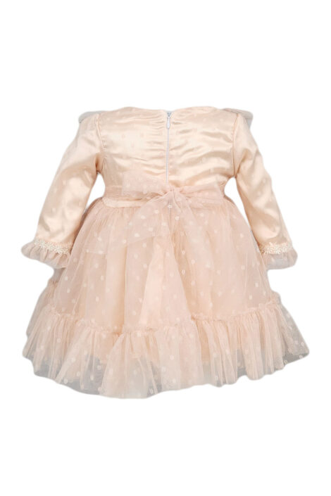 Rochie botez Tiela culoare crem