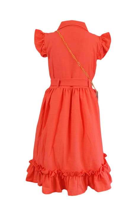 Rochie fetite de vara, culoare maro