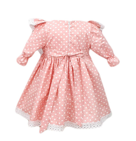 Rochie botez, 2 piese, culoare roz