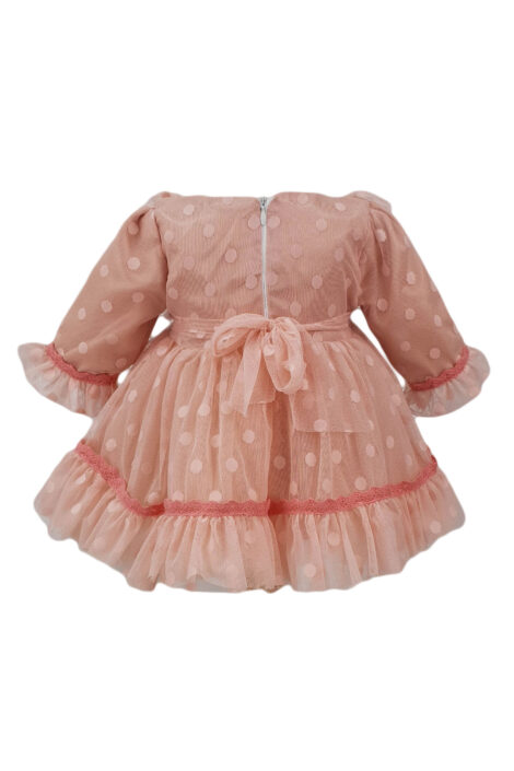 Rochie botez, 3piese, culoare roz