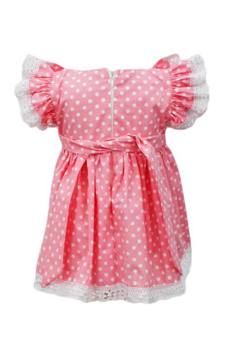 Rochita casual cu maneca scurta, 2 piese, culoare roz