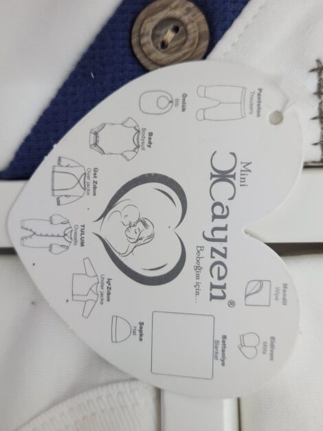 Set nou nascuti, 10 piese, bleumarin