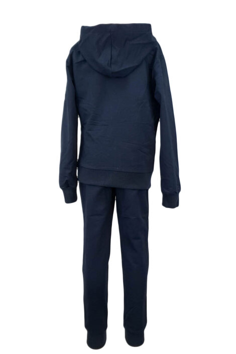 Trening bumbac fete, 2 piese, bleumarin