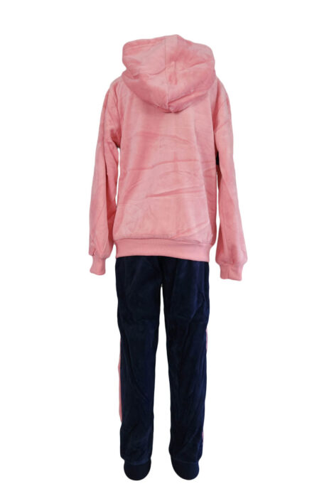 Trening catifea fete, roz-negru