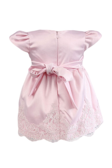 Rochita botez, model, Regina, culoare roz deschis