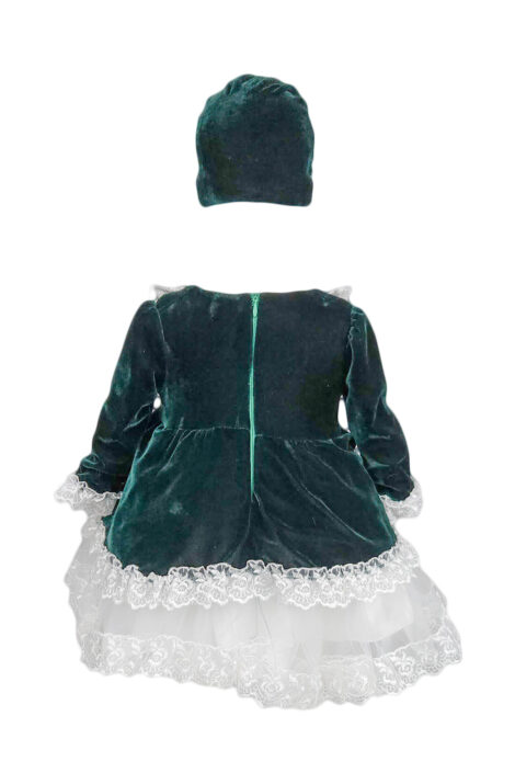 Rochie botez, model Ducesa, culoare verde