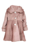 Palton blanita sintetica, model Lizzy, culoare roz