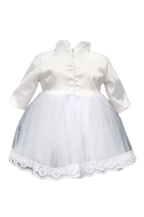 Rochie botez, model Geta, culoare alba