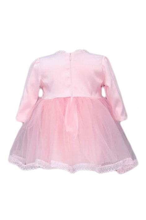 Rochie botez, model Geta, culoare roz