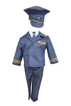 Costum botez, model Aviator, culoare bleumarin