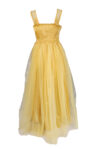 Rochie eleganta fetite, model Catalina, culoare galbena