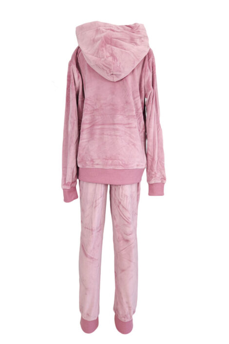 Trening fete 2 piese, model Lola, culoare roz prafuit