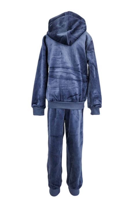 Trening fete 2 piese, model Lola, culoare albastru inchis