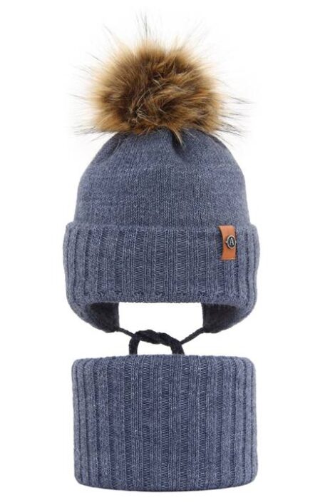 set-baieti-iarna-caciula-fular