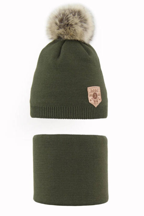 set-iarna-caciula-fular-copii