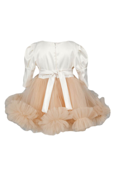 Rochita botez, model Oana, culoare crem