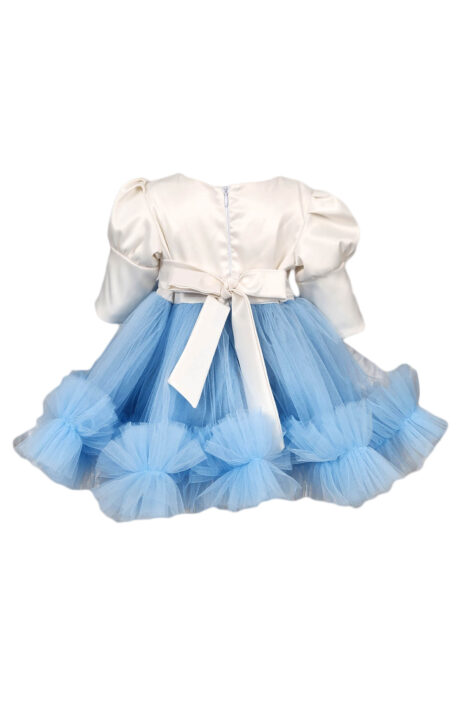 Rochita botez, model Oana, culoare bleu