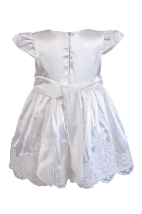 Rochita botez eleganta fetite, model Rochelle Dreamy, culoare alba