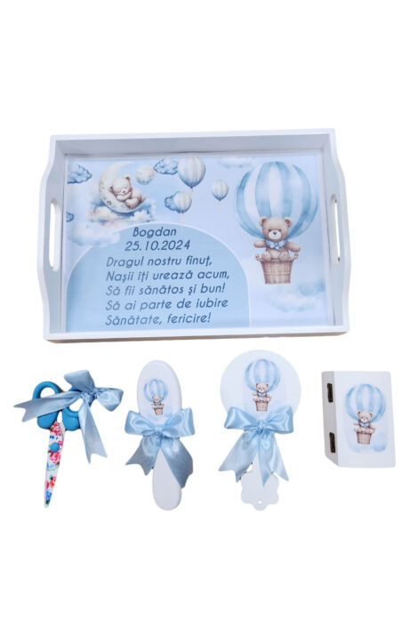 Set-taiere-mot-personalizat-5-piese-model-Vise,-culoare-albastra