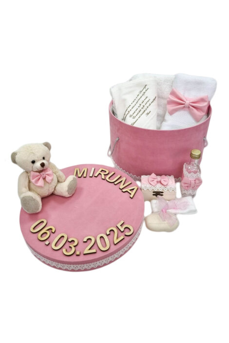Trusou-botez-personalizat-cutie-Ursulet-fetite